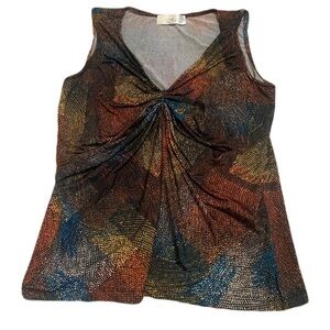 Zoé by Michael Phillips Vintage Y2K Top - Multicolor, Size L